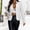 Gray 1, variant on JFGHDG Women's Sequin Shiny Open Front Blazer Evening Party Sparkly Long Sleeve Slim Cardigan Coat Black L