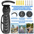 thumbnail image 6 of Necvior Wall Mounted Bicycles Holder Storage Hanger Bike Support Stand Bracket Easy Use, 6 of 9
