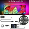 thumbnail image 2 of Rétroéclairage Tv Led, Bande Lumineuse Tv, Écran Tv et Moniteur Pc, Rétroéclairage Tv 4m, 30 Lampes par Mètre, 2 of 2