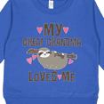 thumbnail image 3 of Inktastic My Great Grandma Loves Me Toddler Sweatshirt, 3 of 4