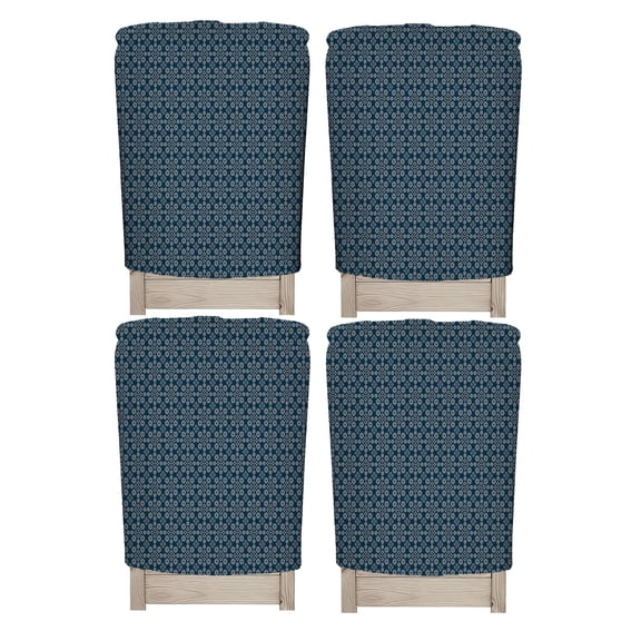 SIGNBLOC 1 Pack Dining Chair Back Covers, Stretch Chair Back Protectors for Home Kitchen Restaurant Decor
