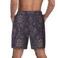 thumbnail image 2 of Lsque Mens Swim Trunks Golden Bumblebee Pattern - Bathing Suit Compression Liner - Beach Swim Shorts Swimwear - (S-3XL) - Stretch Quick Dry -X-Large, 2 of 9