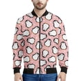 thumbnail image 3 of Chaqueta con cremallera y estampado 3D de pingüinos para hombre, sudadera con estampado de animales bonitos, chaquetas de calle para primavera y otoño, abrigos de manga larga, 3 of 4