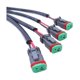thumbnail image 4 of Adaptador de enchufe hembra DT-DTM de 2 cables, 1 en 1, alemán, con salidas duales para luces antiniebla LED, 4 of 5