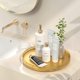 thumbnail image 4 of Organizador de mesa giratoria Gold Lazy Susan, 33 cm, madera de roble, 4 of 6