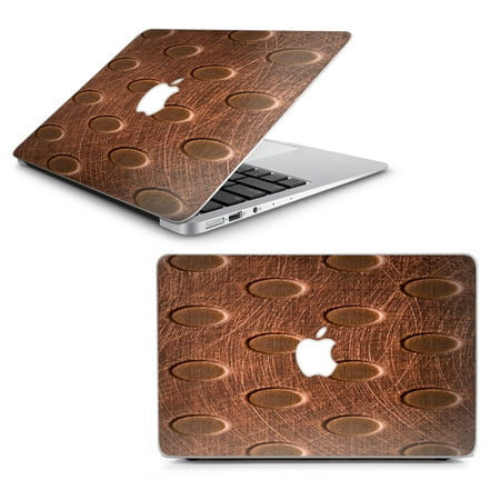 Skin Decal for MacBook Air 13" A1369 A1466 / Copper Grid Panel Metal