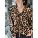 thumbnail image 5 of Camisa con estampado Floral para mujer, Blusa de manga larga con cordones, cuello de muñeca Peter Pan, moda de verano, 2024, 5 of 5