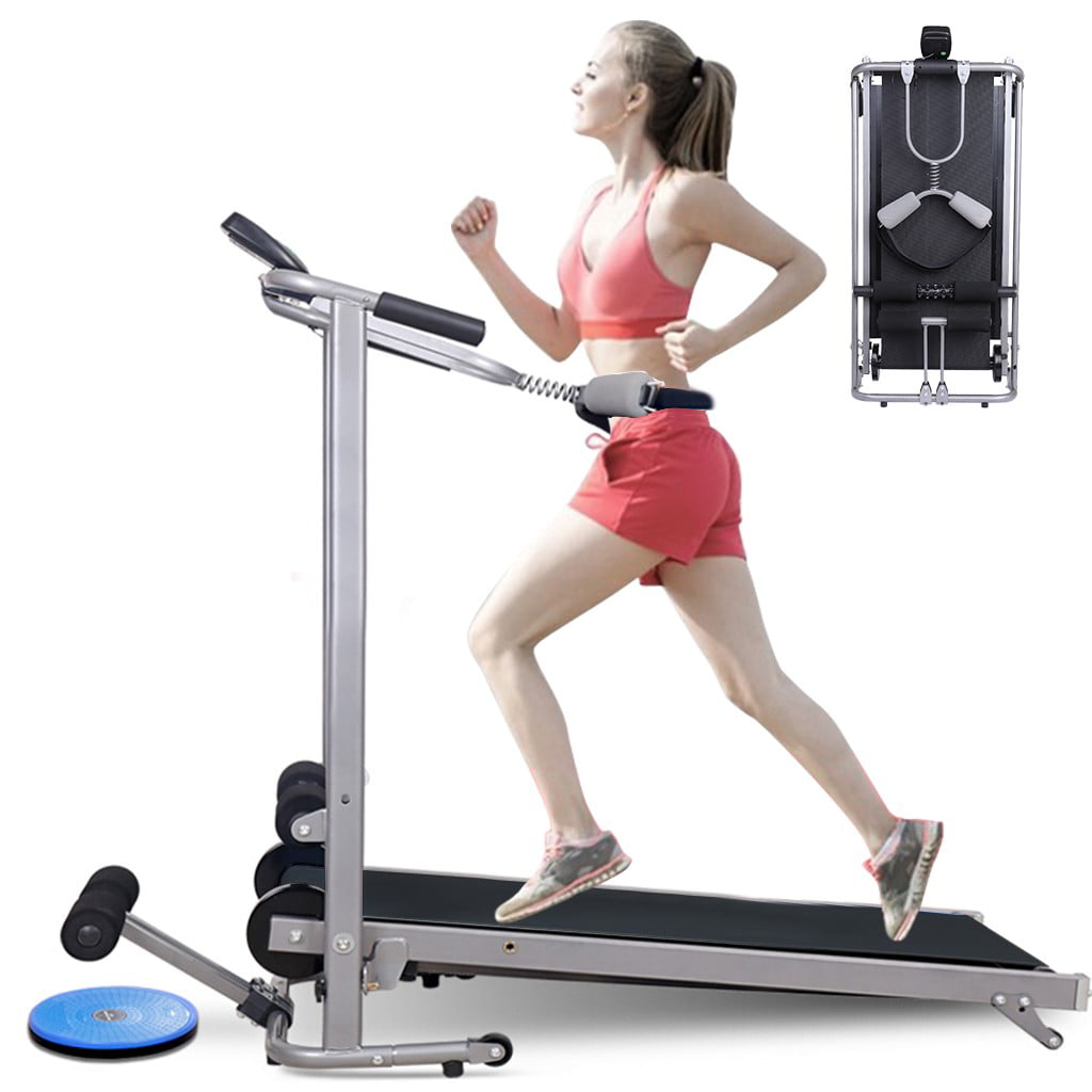 twisting Folding shock-absorbing running supine massage four-in-one treadmill 