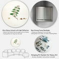 thumbnail image 5 of Designart 'Ancient Botanicals I' Farmhouse Circle Metal Wall Art 29x29 - Disc of 29, 5 of 5