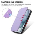 thumbnail image 4 of Allytechgroup iPhone 14 Case Wallet, 2-in-1 Detachable Magnetic Back Cover Compatible with MagSafe Secure and Stylish Protection RFID Blocking Phone Case for Apple iPhone 14, Purple, 4 of 9