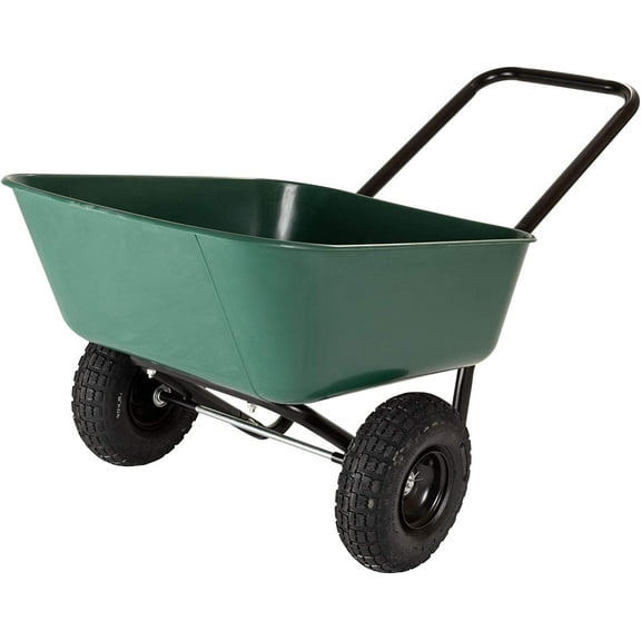 MY.70019 Garden Barrow Dual-Wheel Residential Wheelbarrow Garden Cart