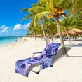 thumbnail image 4 of Beach Chair Cover No Sliding Quick Drying Chaise Lounge Towel, 4 of 6