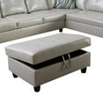 thumbnail image 2 of StarHomeLiving Left Facing Sectional Sofa w/ottoman Right Facing, 2 of 5