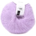 thumbnail image 5 of Fil de Laine Angora Doux Tricoté Long Chaud avec un Crochet Populaire pour Tissage DIY (Violet), 5 of 5