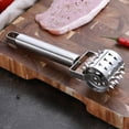 thumbnail image 4 of Hole Punching Knife Meat Tenderizer Hammer Tenderiser Tool Steak Beef Pork Silver Color Kitchen Chicken Mallet, 4 of 15