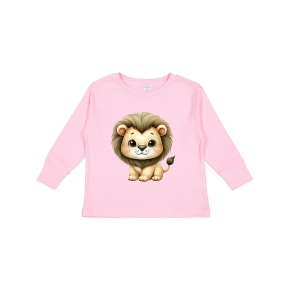 Inktastic Baby Lion Boys or Girls Long Sleeve Toddler T-Shirt