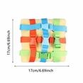thumbnail image 3 of Early Learning With Buckle Fastener Educational Sensory Activity For Toddlers And Kids Developmental Fine Motor Skills Soft Interactive Pillowcase Protectors Size Hair Satin Pillowcase Pillowcase Pack, 3 of 8