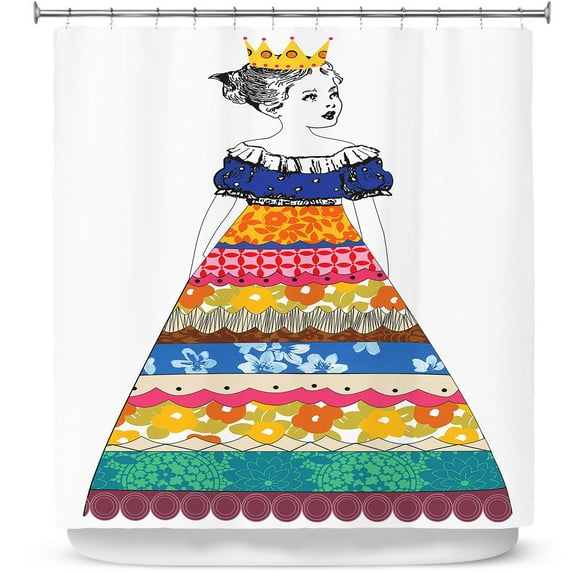 Shower Curtains 70" x 73" from DiaNoche Designs by Marci Cheary - Princess 3