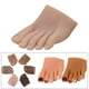 thumbnail image 3 of Modelo de pie de práctica de uñas de silicona suave, maniquí de manicura móvil, equipo de dedos falsos para principiantes, entrenamiento de artistas Dejo un Colcomx Modelos de pies para práctica de uñas, 3 of 8