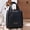 Black, variant on Makeup Bag With Handle Large Capacity For Women Hand Held For Travel And Cosmetic Storage