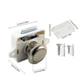 thumbnail image 3 of Cerradura para puerta de muebles, 10 Uds., cerraduras para cajones de armarios domésticos con Motor para herrajes para muebles, 3 of 6
