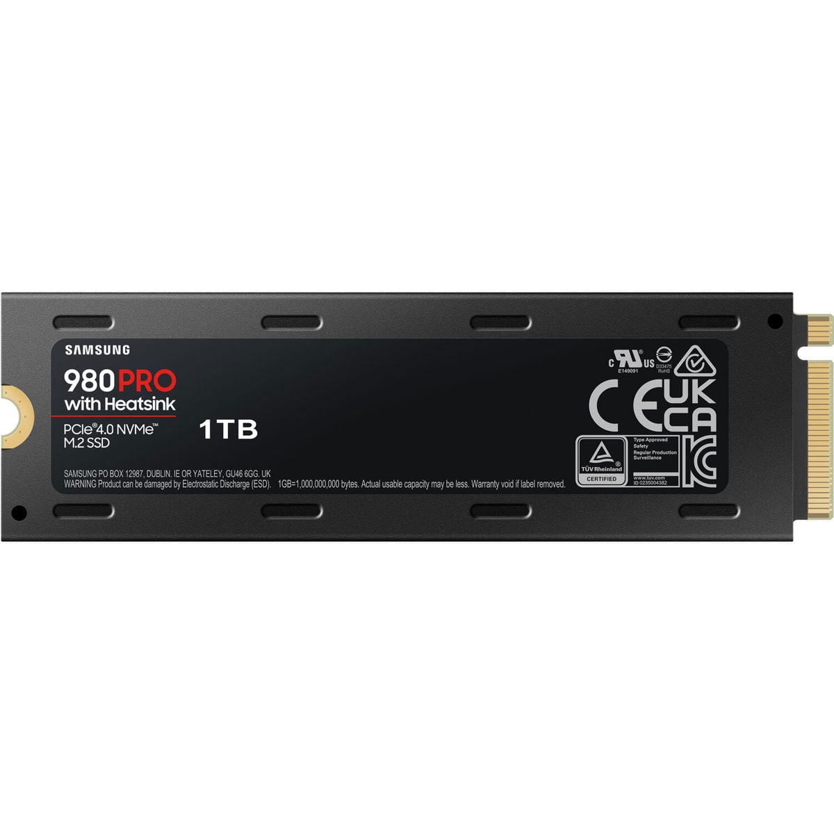 SAMSUNG 980 PRO M.2 2TB PCIe 4.0 SSD w/ Heatsink - High