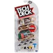 Tech Deck, Ultra DLX Fingerboard 4-Pack, Real Skateboards, Customizable Collectibles Toys
