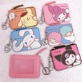 thumbnail image 4 of Bolsa de dibujos animados de Hello Kitty, llavero Kawaii de piel sintética, Pachacco Cinnamoroll Purin Kuromi, mi melodía, 4 of 4