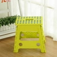thumbnail image 2 of GUOOL 13 Inches Strong Folding Step Stool Multi Purpose Seats for Adults Kitchen Green, 2 of 5