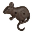 thumbnail image 3 of Accent Plus Home Decorative Cast Iron Mouse Wall Hooks - Set of 2, 3 of 3