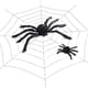 thumbnail image 1 of Tinksky Decoraciones de Telaraña de Halloween para Interiores y Exteriores Telaraña espeluznante (Tela de Araña de 3 m + Araña Negra de 30 cm + Araña Negra de 60 cm), 1 of 3