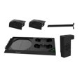 thumbnail image 1 of Soporte de refrigeración vertical Base de carga de controlador dual con soporte para auriculares Indicador LED Base de disipador de calor para consola Baoblaze Soporte de refrigeración vertical, 1 of 8