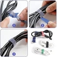 thumbnail image 4 of Cable Velcro Tape, 120 Pieces Reusable Velcro Ties Velcro Fastener Self-adhesive, 4 of 4