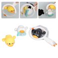 thumbnail image 1 of Baby Bath Toys, Different Color Develop Imagination Scoop Net Smoothing Edges Wind Up Ducks Bath Toy  For Home Play, 1 of 8