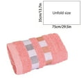 thumbnail image 3 of Striped Polyester Towel – 29.5x13.7in Ultra-Soft, Highly Absorbent & Quick-Drying Bath Towel for Home, Gym, Beach & Travel – Lightweight, Durable & Multipurpose, 3 of 6