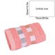 thumbnail image 3 of Accesorios de baño Funda de toalla a rayas 13,7 x 29,5 pulgadas Toalla suave y gruesa absorbente para el hogar Toallas de poliéster, 3 of 8