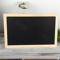 GOOHOCHY 30x20cm Single-Sided Chalkboard Erasable Message Board Blackboard Wall Decor Sign in Black
