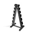 thumbnail image 1 of A-Frame Dumbbell Rack Stand Weight Storage Organizer for Home Gym Black, 1 of 7