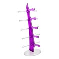 thumbnail image 1 of unbranded 5Pares Soporte Organizador De Gafas De Sol En Plástico Morado Moderno Compacto, 1 of 8