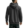 thumbnail image 6 of AnuYalue Cargo Hoodie for Mens Winter Fleece Multi Pockets Outdoor Hooded Sweatshirt Loose Fit Long Sleeve Pullover, 6 of 8