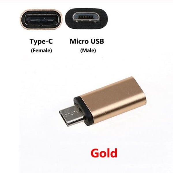 Adaptateur Convertisseur Connecteur USB 3.1 Type USB-C Femelle vers Micro USB Mâle