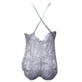 thumbnail image 5 of FhsagQ Ensemble de Lingerie pour Femmes Combinaison Mode pour Femmes Lingerie de Jeu de Rôle Lingerie pour Femmes Lingerie en Dentelle à Carreaux Rouges Ensembles de Lingerie pour Femmes Grande Taille Bleu avec Peignoir Assorti Argent TTTG, 5 of 5