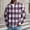 Purple, variant on Adult Polo T Shirts for Men Long Sleeve Button Tees Shirts Basic Purple Casual Dress Shirts for Men