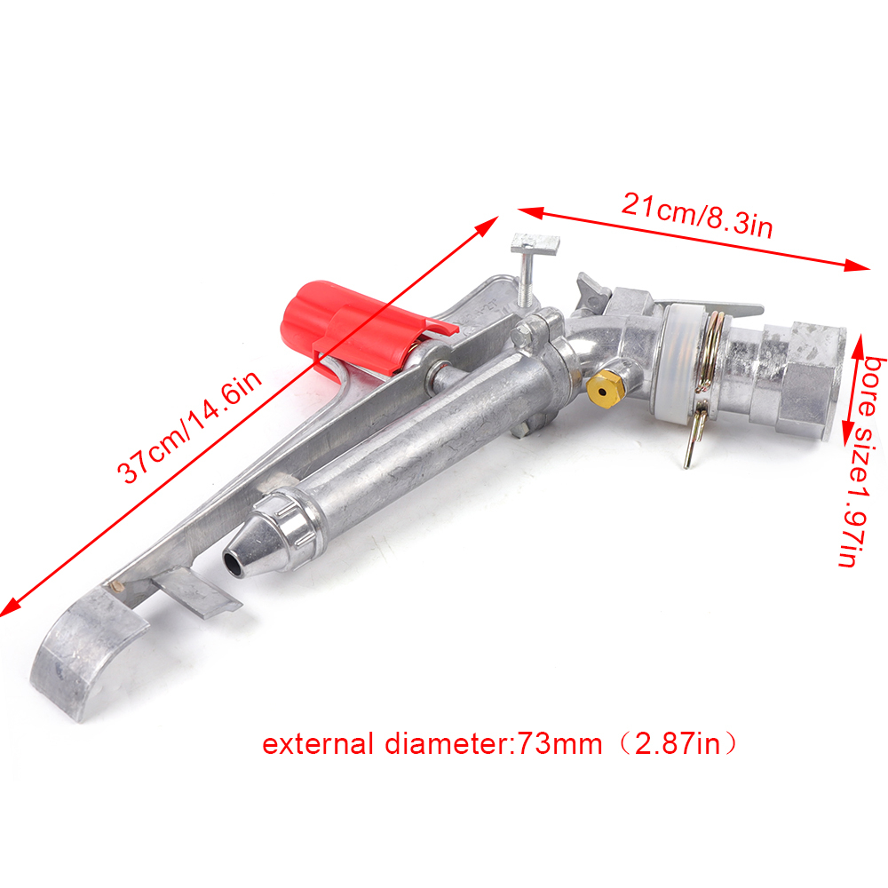 Aiqidi Agricultural Irrigation Spray Gun 360°Large-Area Irrigation Spray Watering Sprinkler for Farms Orchards (1.5")