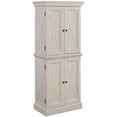 thumbnail image 1 of Homestyles Seaside Lodge Garde-manger en Bois en Blanc Cassé, 1 of 33