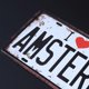 thumbnail image 4 of Simple Truth Vintage Decorative Signs Tin Metal Iron Car Sign Painting for Wall Home Bar Coffee Shop (I LOVE AMSTERDAM), 4 of 4