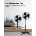 thumbnail image 2 of Pelonis 16 cm 3-Speed Ultra Quiet Operation Oscillating Fan, 2 of 6
