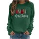 thumbnail image 1 of Sudaderas Con Capucha de Navidad Para Mujer Blusa de Manga Larga Suelta Con Estampado de Moda Tops Casuales Odeerbi ODB191672, 1 of 5