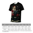 thumbnail image 6 of Men's Christmas T Shirt, 3D All Over Print Santa Claus Graphic Tee, Funny Holiday Short Sleeve Crew Neck Top for Men, Soft Stretchy 88% Polyester 12% Spandex, S-4XL, 6 of 7