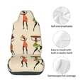 thumbnail image 4 of Balery African Women Funda de Asiento para Auto con Diseño - Cubierta Frontal Suave y Transpirable con Protector Antideslizante- 1 Unidad, 4 of 5